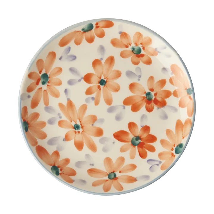 Rice 陶瓷盘直径15cm - 橙色 - RICE