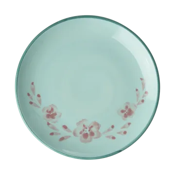 Rice 陶瓷盘直径15cm - 酒红色 - RICE