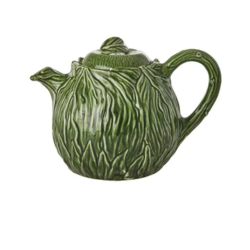 Rice 陶瓷茶壶1.6L - 羽衣甘蓝压纹图案 - RICE