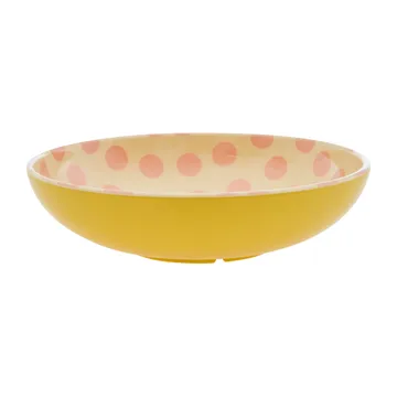 Rice 密胺沙拉碗 Ø29.9cm - 粉色圆点_黄色 - RICE