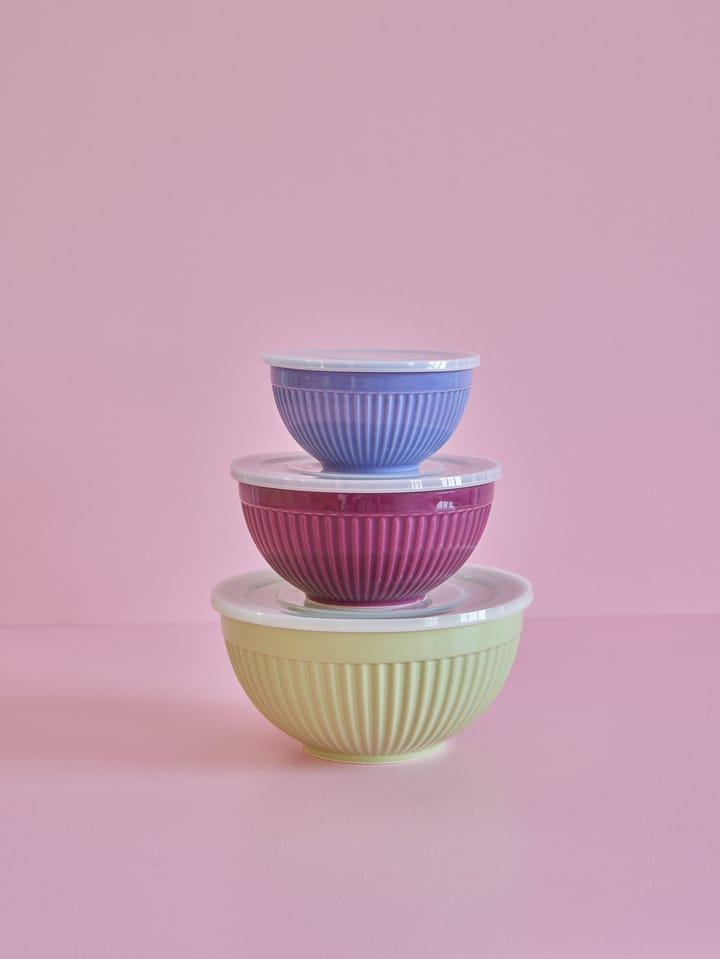Rice 陶瓷制品 碗 3件, 彩色 RICE