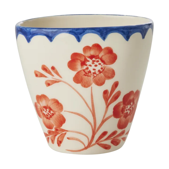 Rice 陶瓷杯300ml - 复古花朵图案 - RICE