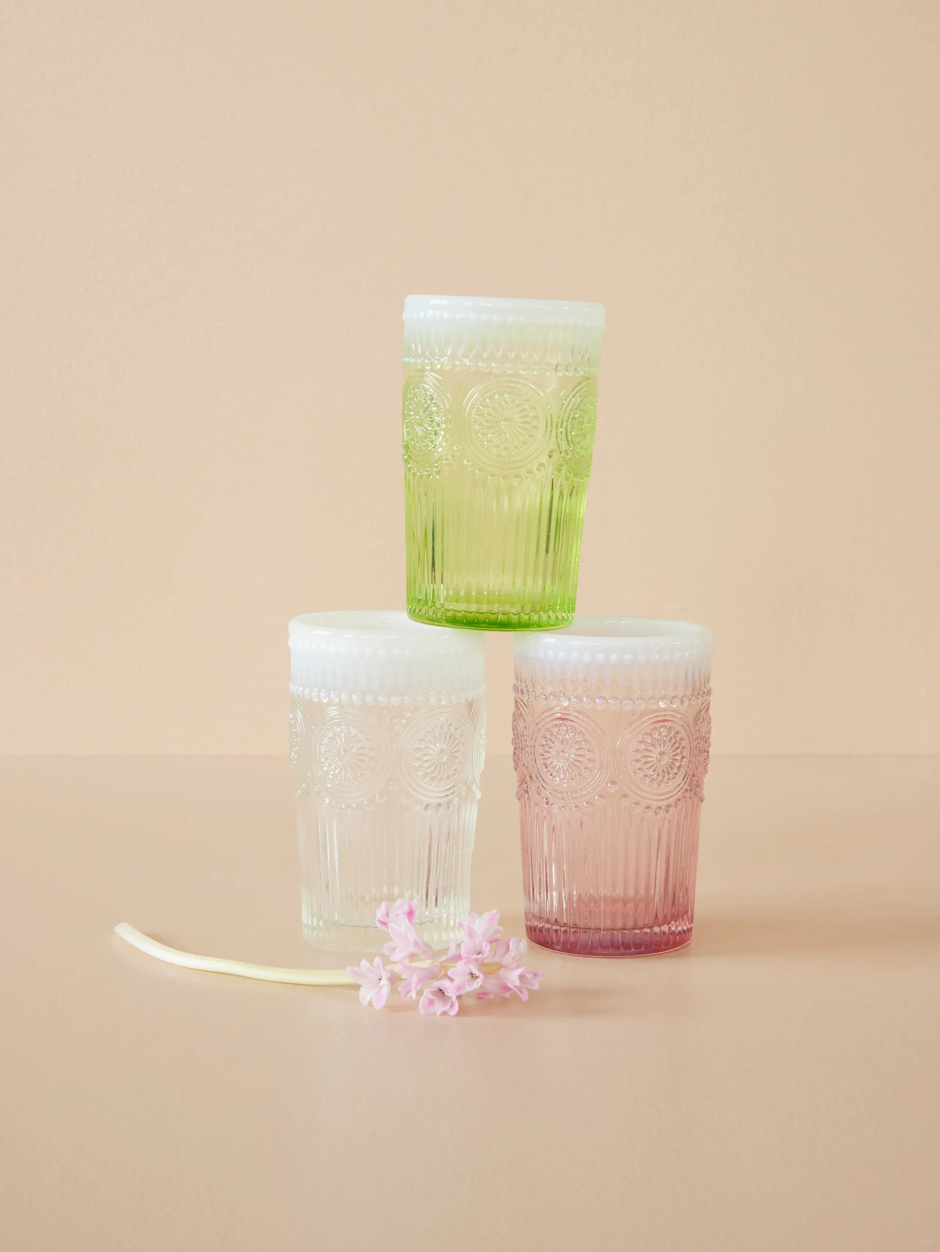 Rice 杯子/玻璃杯/酒杯 34 cl, 绿色 RICE