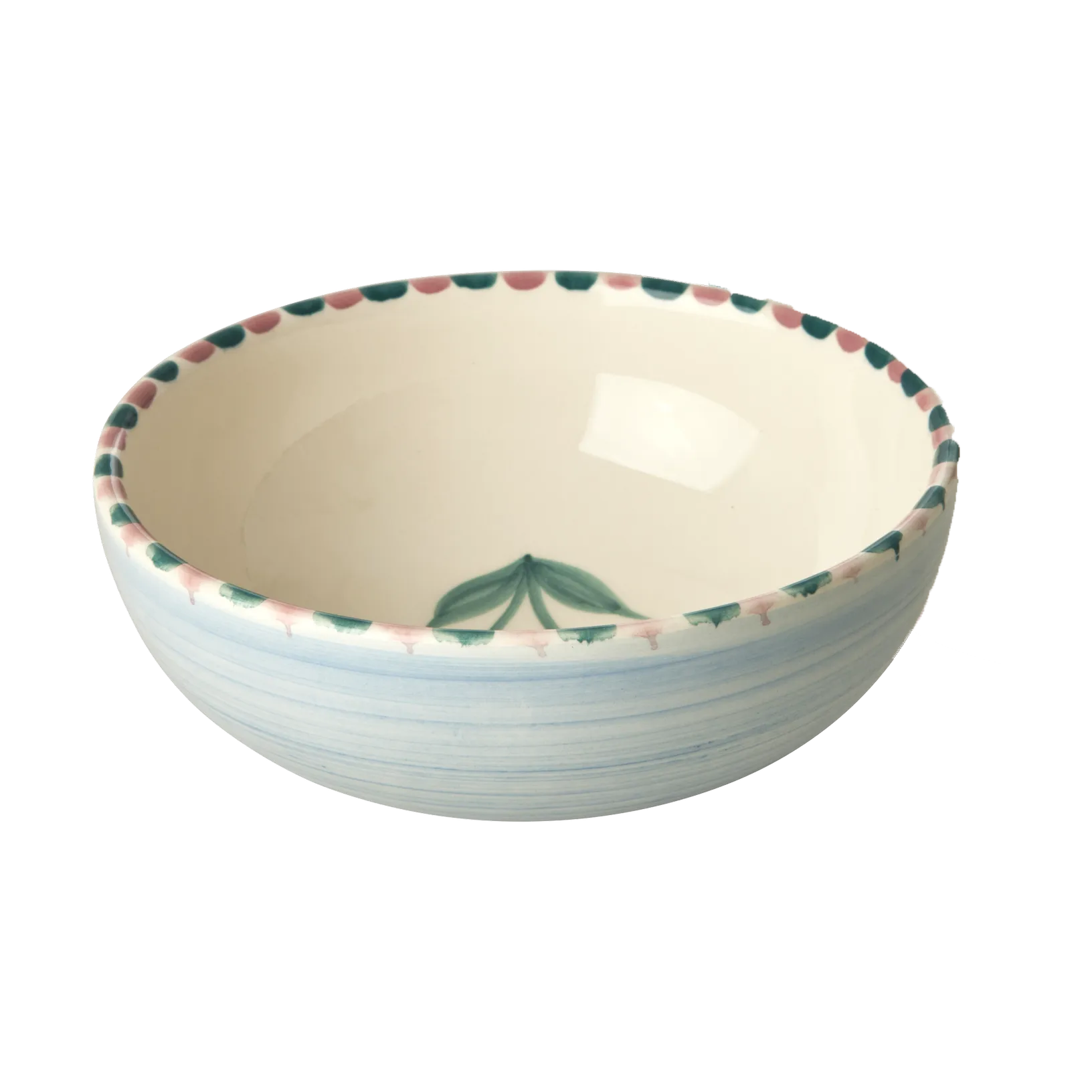 Rice 陶瓷碗350ml, 樱桃图案_蓝色 RICE