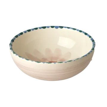 Rice 陶瓷碗350ml - 浅粉色花朵_薰衣草色 - RICE