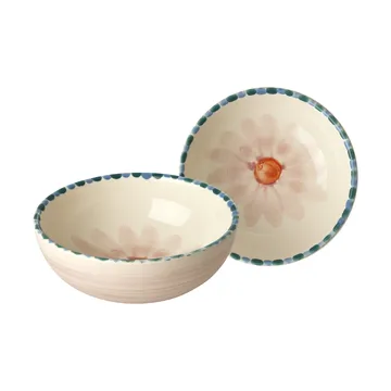 Rice 陶瓷碗350ml - 浅粉色花朵_薰衣草色 - RICE