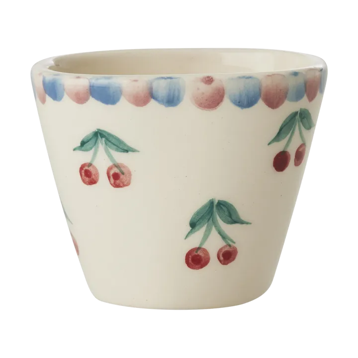 Rice 陶瓷浓缩咖啡杯70ml - 樱桃图案 - RICE
