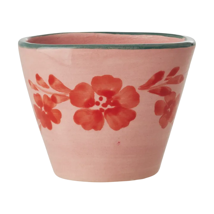 Rice 陶瓷浓缩咖啡杯70ml - 酒红色 - RICE