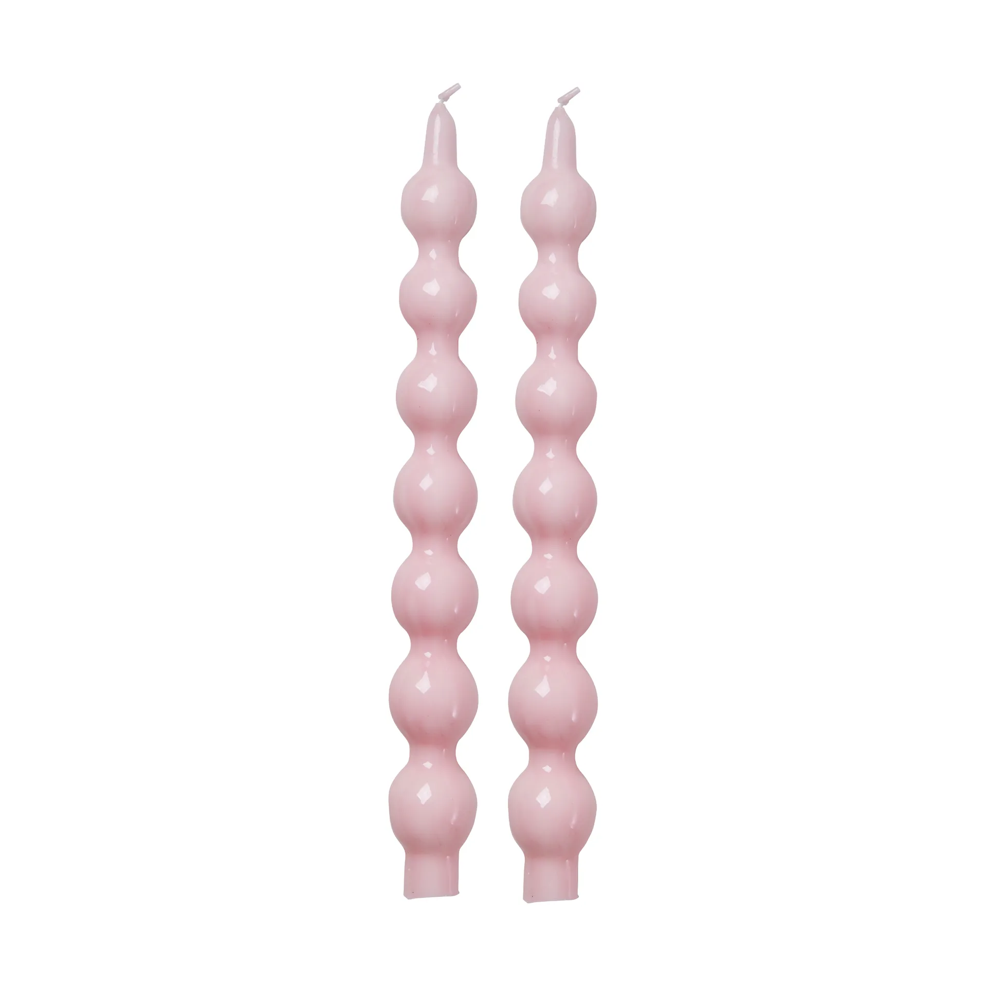 Rice candles 30.2 cm 两件套装, Soft 粉色 RICE