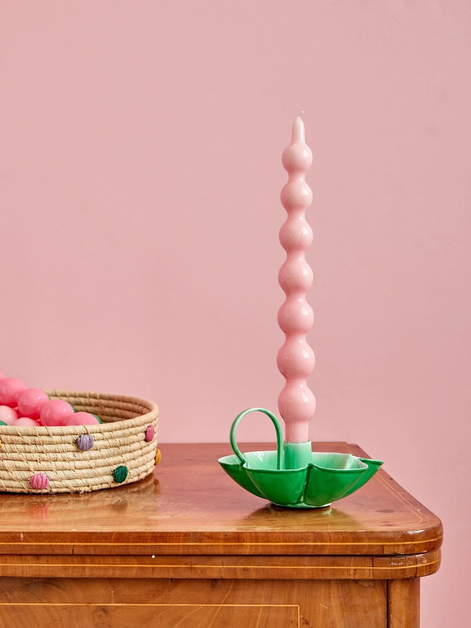 Rice candles 30.2 cm 两件套装, Soft 粉色 RICE