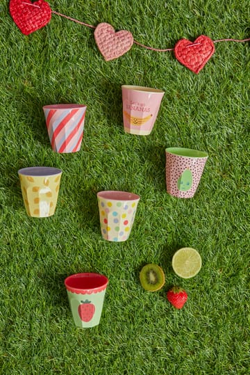 Rice children's 杯子 melamin 六件套装 - Happy fruits - RICE