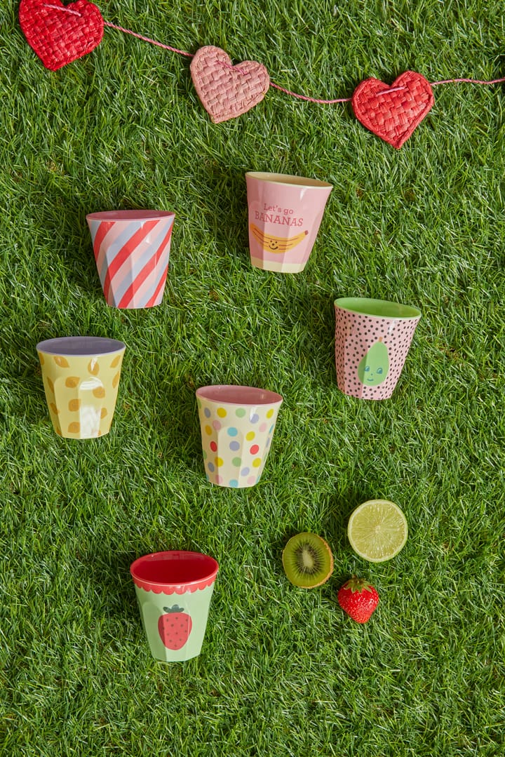 Rice children's 杯子 melamin 六件套装, Happy fruits RICE