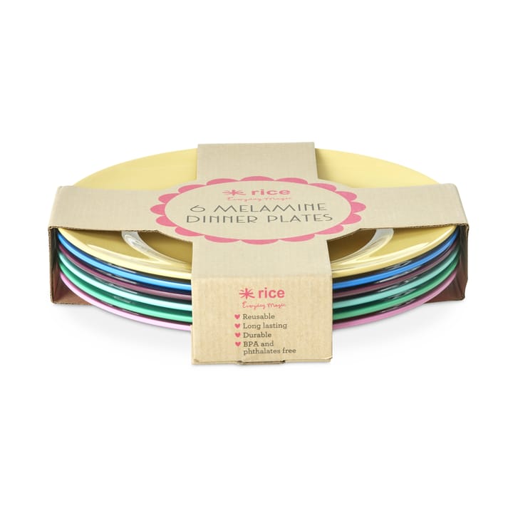 Rice melamine 盘子 Ø26 cm 六件套装 - Show your true colours. - RICE