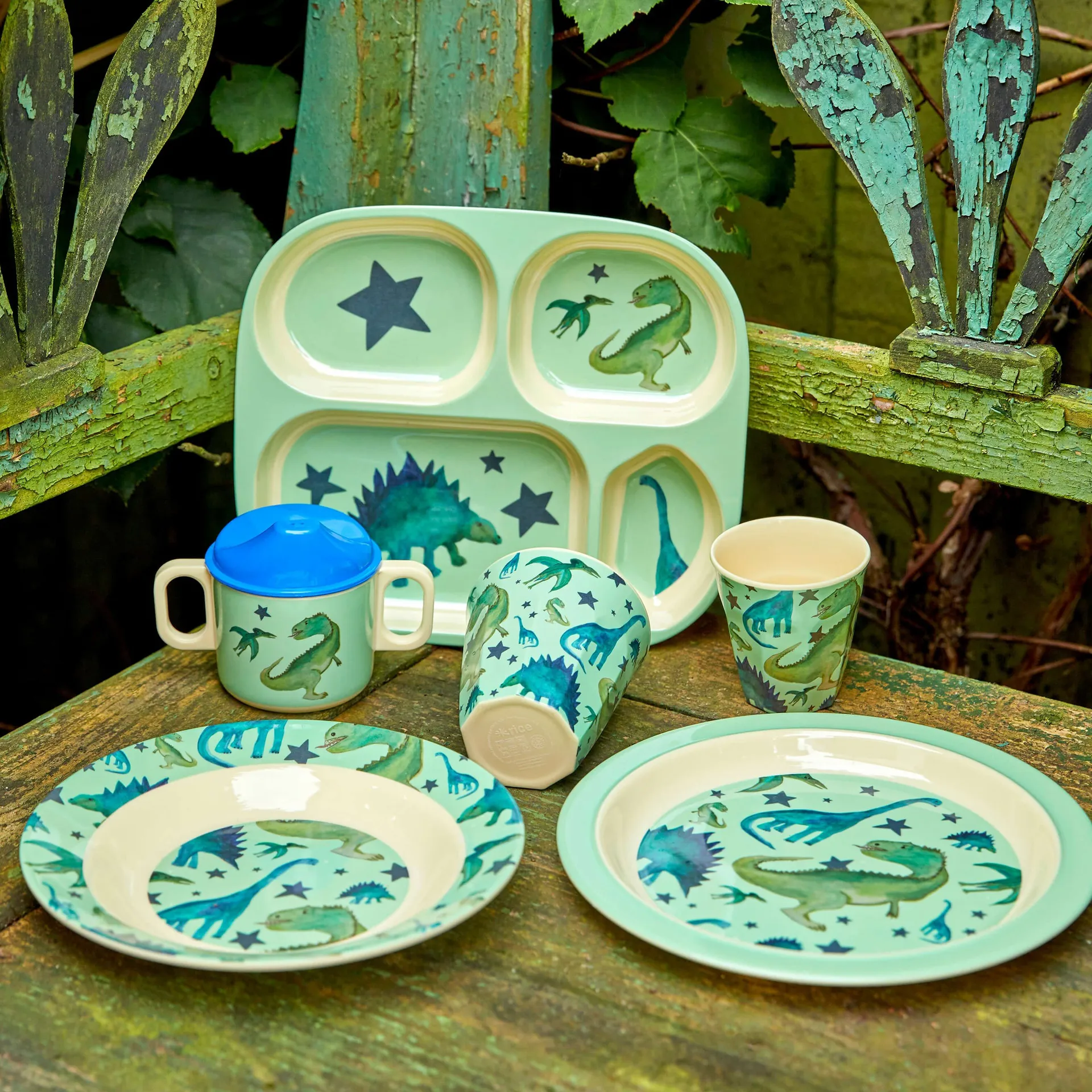 Rice 儿童 杯子 melamine, Dinosaurs RICE