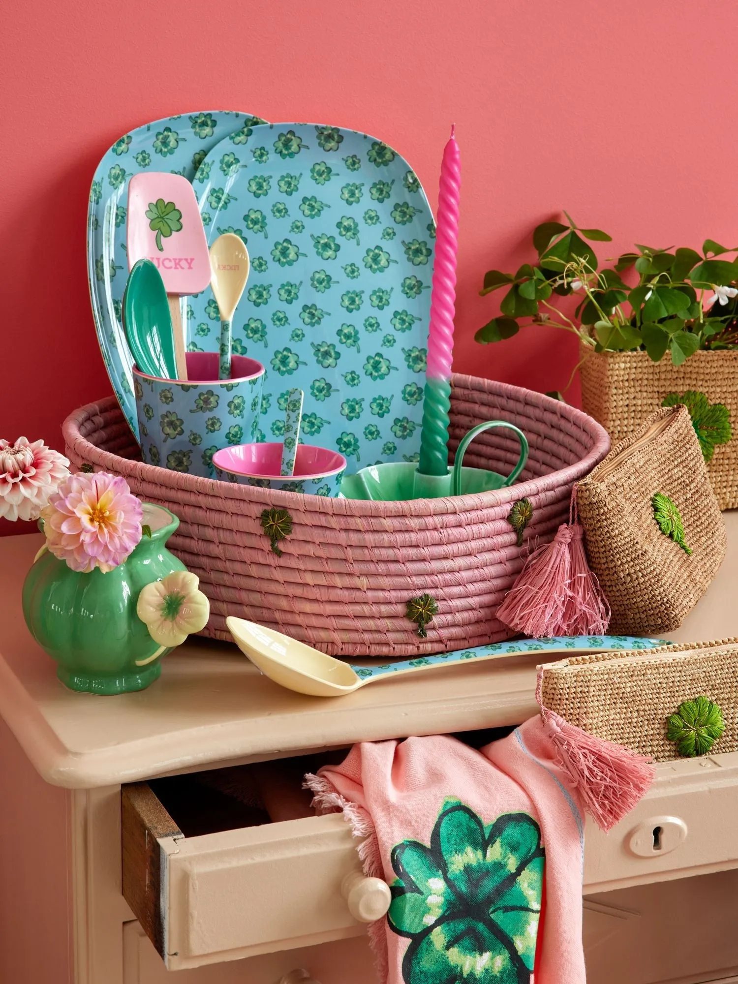 Rice melamine 碗 小, Good Luck RICE