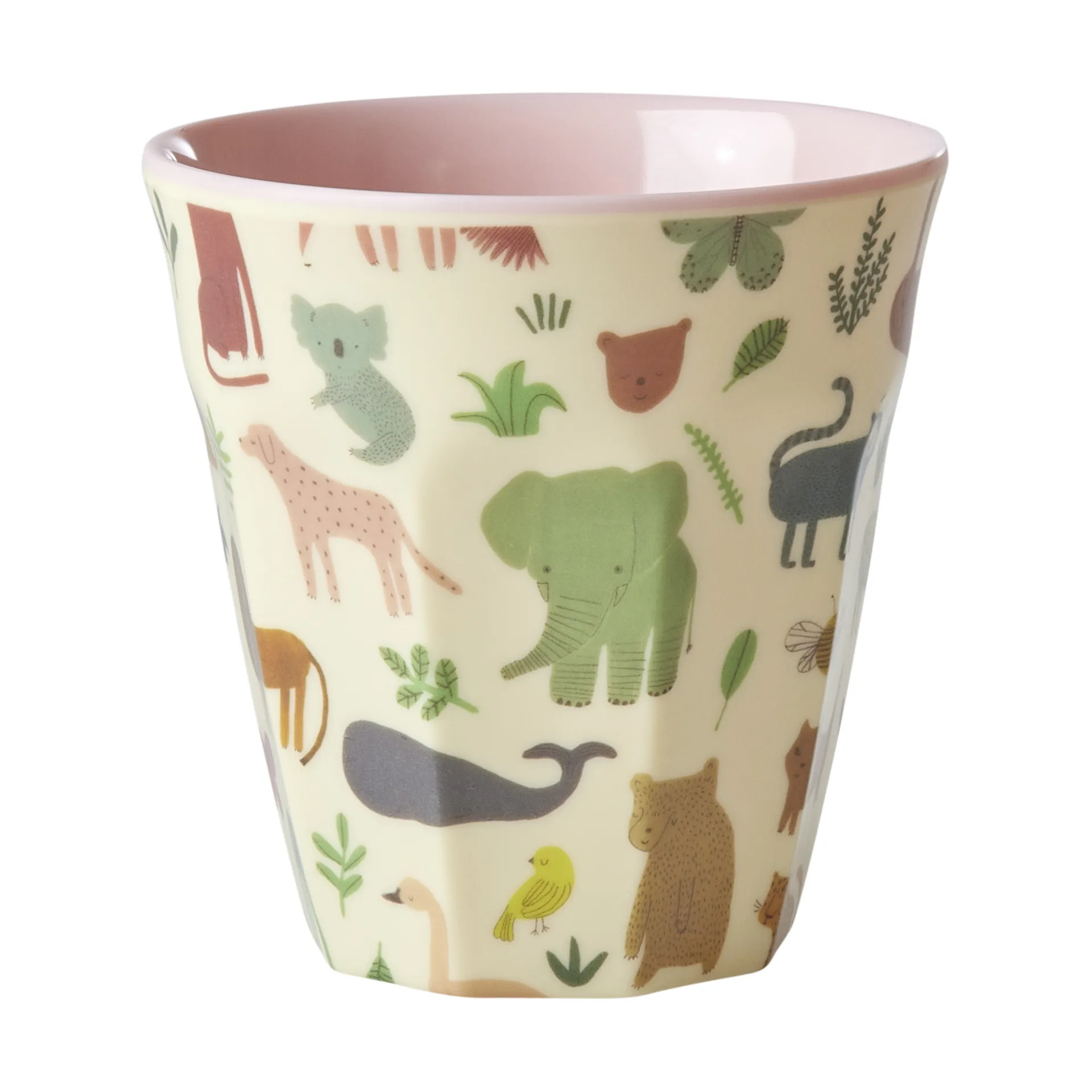 Rice melamine 杯子 中, Sweet Jungle Print-Soft 粉色 RICE