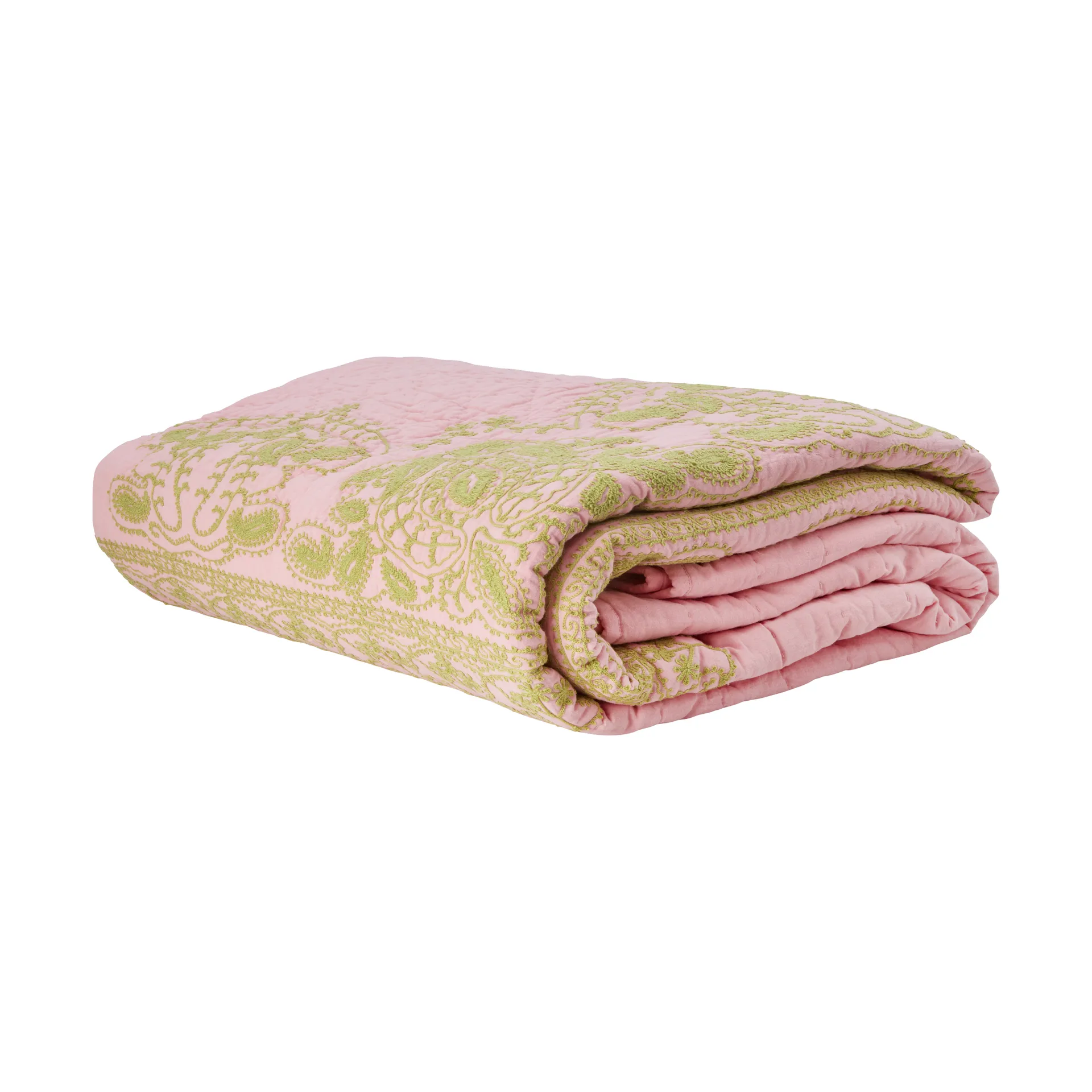 Rice quilted 床罩 225x225 cm, Soft 粉色 RICE