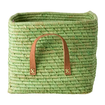 Rice raffia 储物篮 - Soft 绿色 - RICE