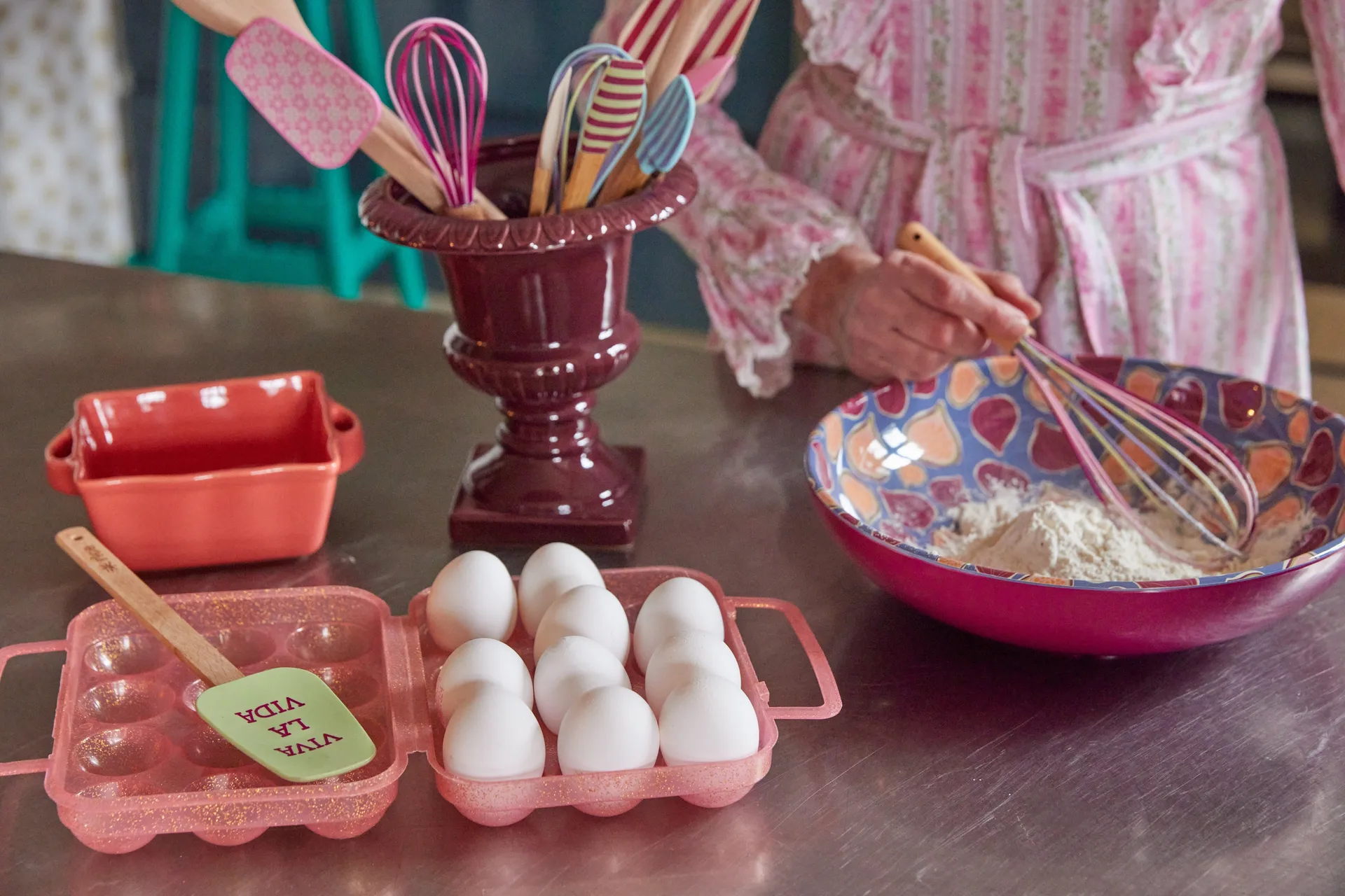 Rice silicone whisk 小, 彩色 RICE