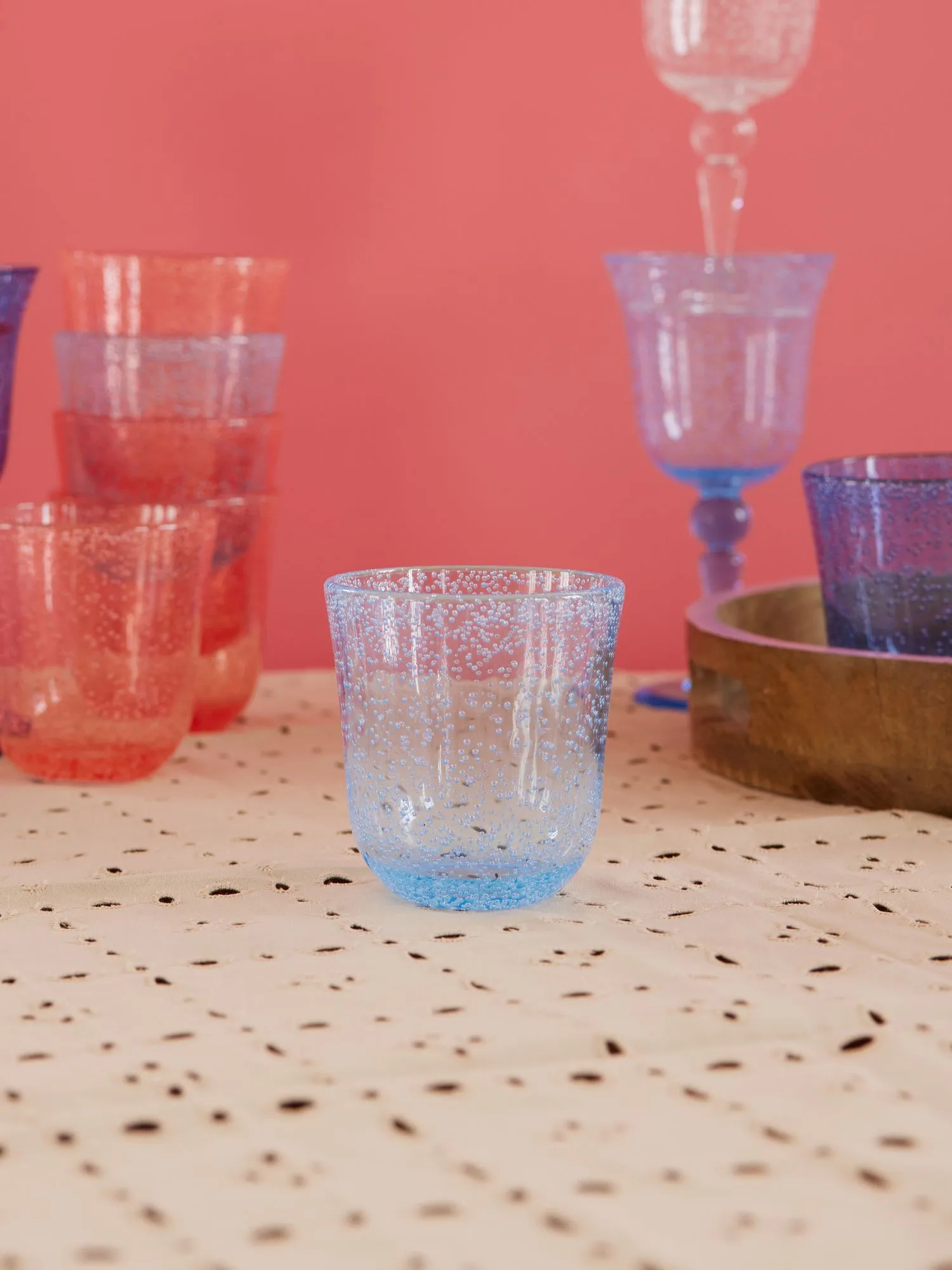 Rice tumbler 玻璃 bubble design acrylic 41 cl, 薄荷绿 RICE