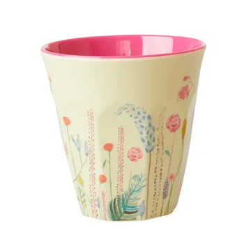 Rice 中号密胺杯 - 夏日花卉图案 - RICE