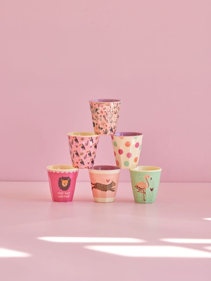 Rice 儿童 杯子 小 六件套装, 彩色 RICE