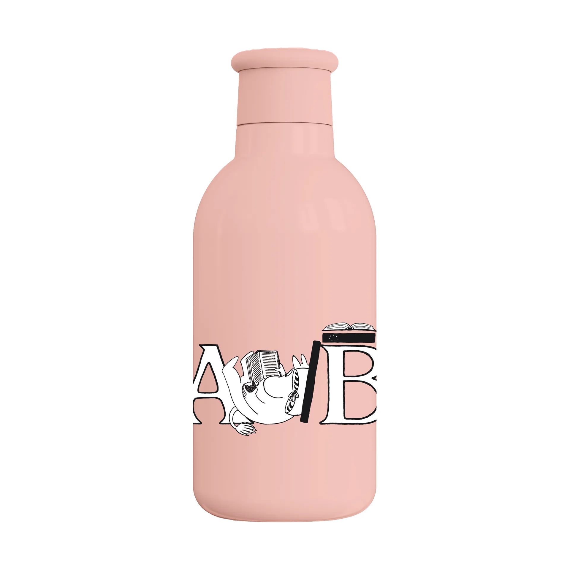 姆明ABC 保温瓶0.5升, 姆明三文鱼色 RIG-TIG