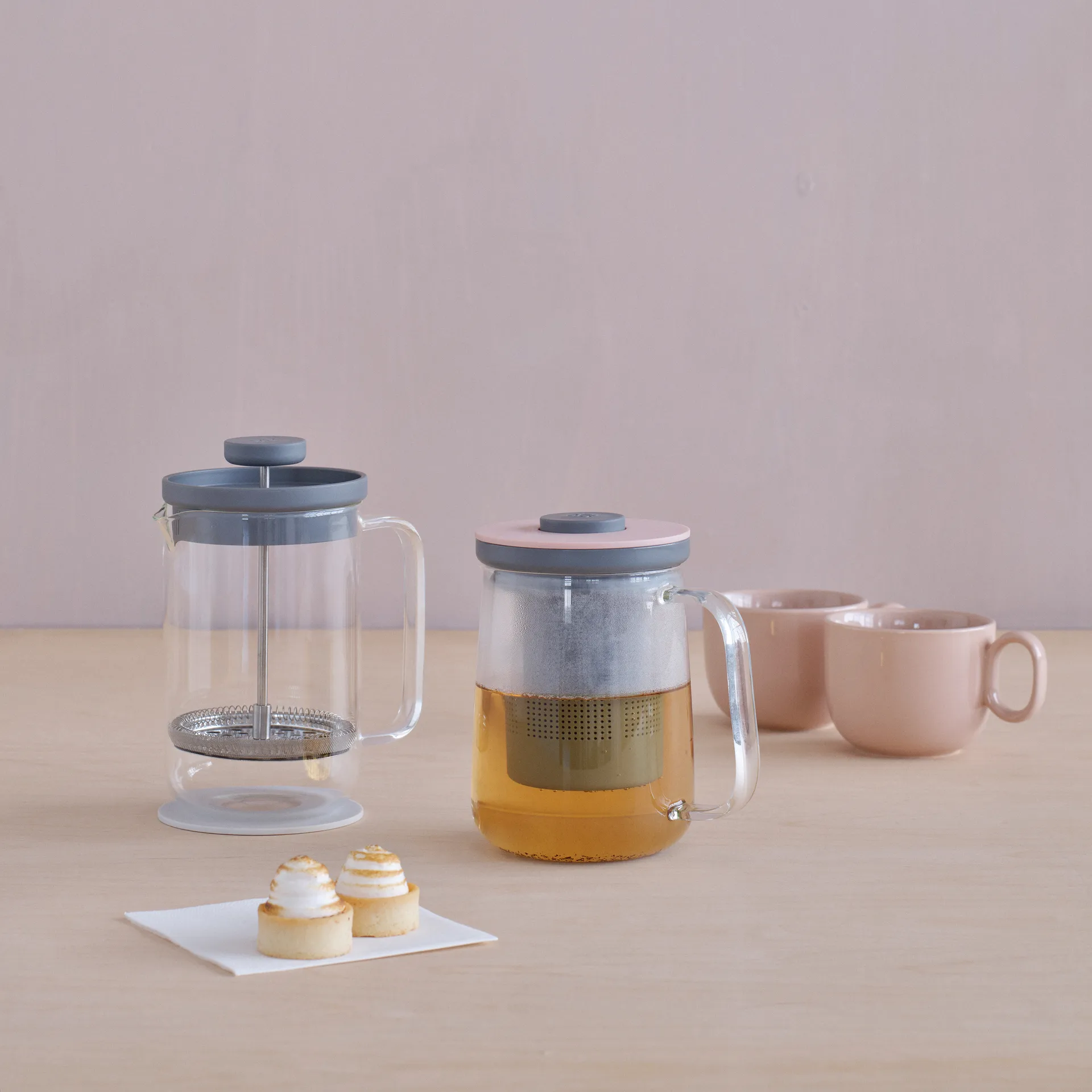 Brew-It coffee press 0.8 L, 灰色 RIG-TIG