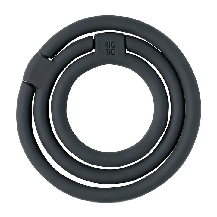CIRCLES 隔热垫直径13cm - 黑色 - RIG-TIG