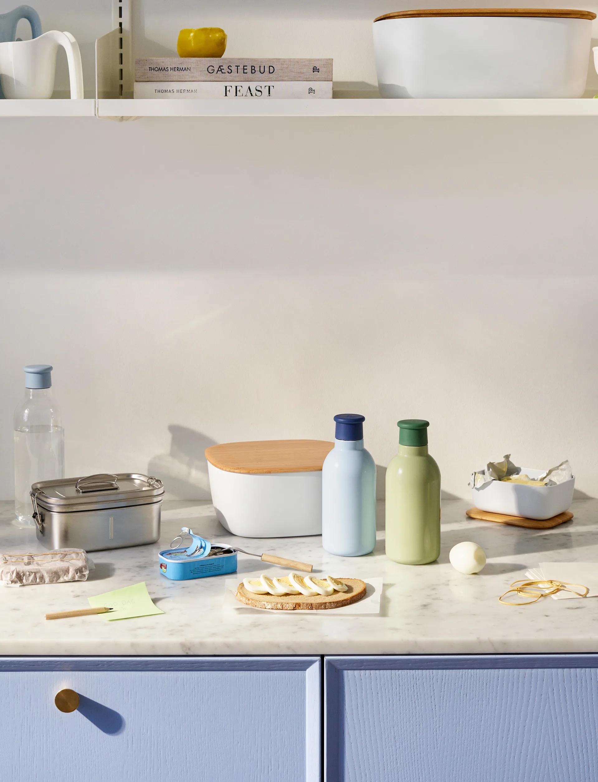 DRINK-IT 热水瓶bottle 0.5 L, 蓝色 RIG-TIG