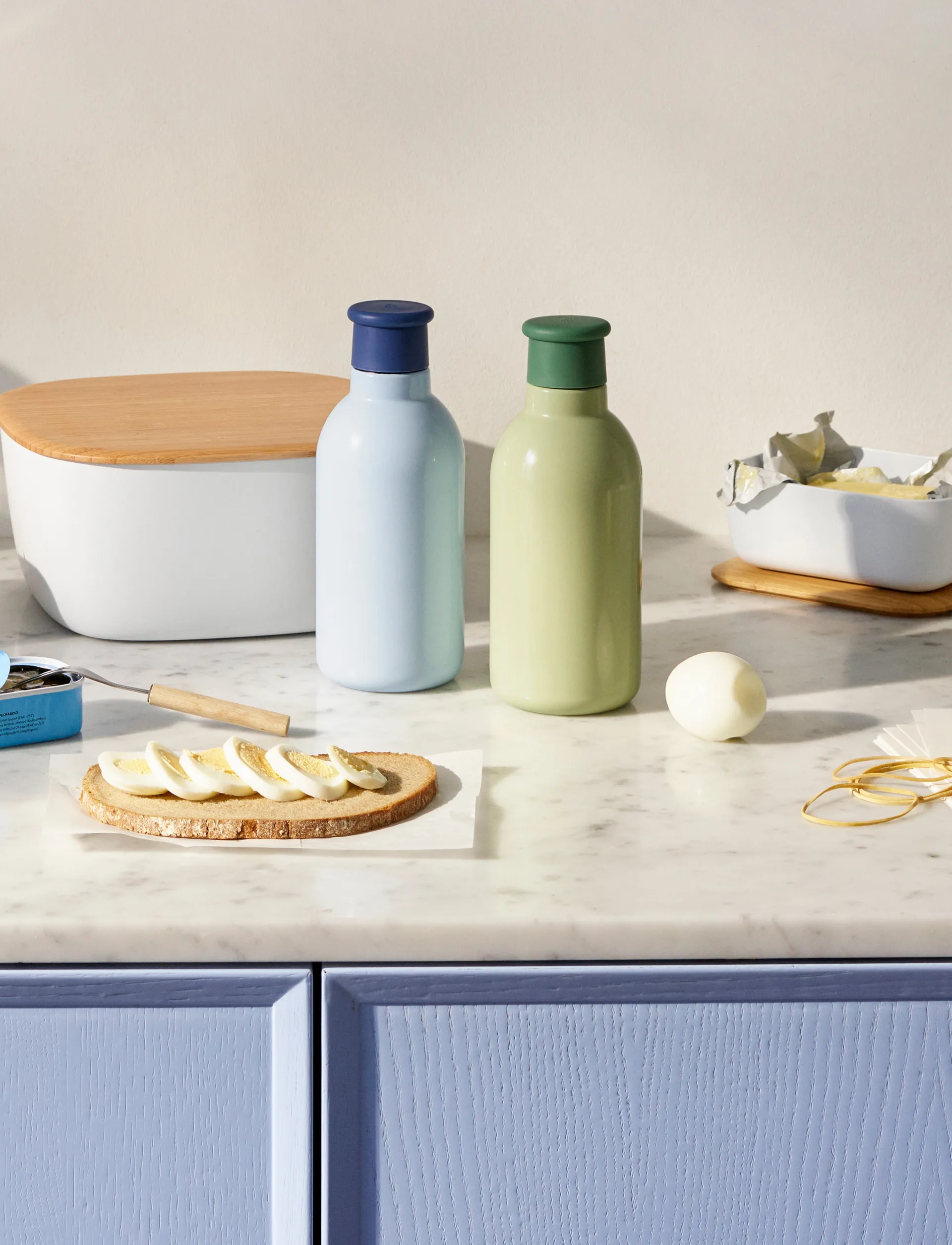 DRINK-IT 热水瓶bottle 0.5 L, 蓝色 RIG-TIG