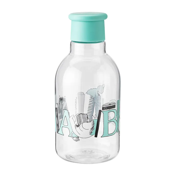 DRINK-IT Moomin ABC 水瓶0.5升 - 青绿色 - RIG-TIG