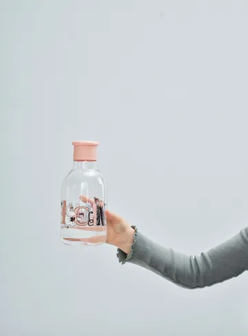 DRINK-IT Moomin ABC 水瓶0.5升 - 三文鱼粉色 - RIG-TIG