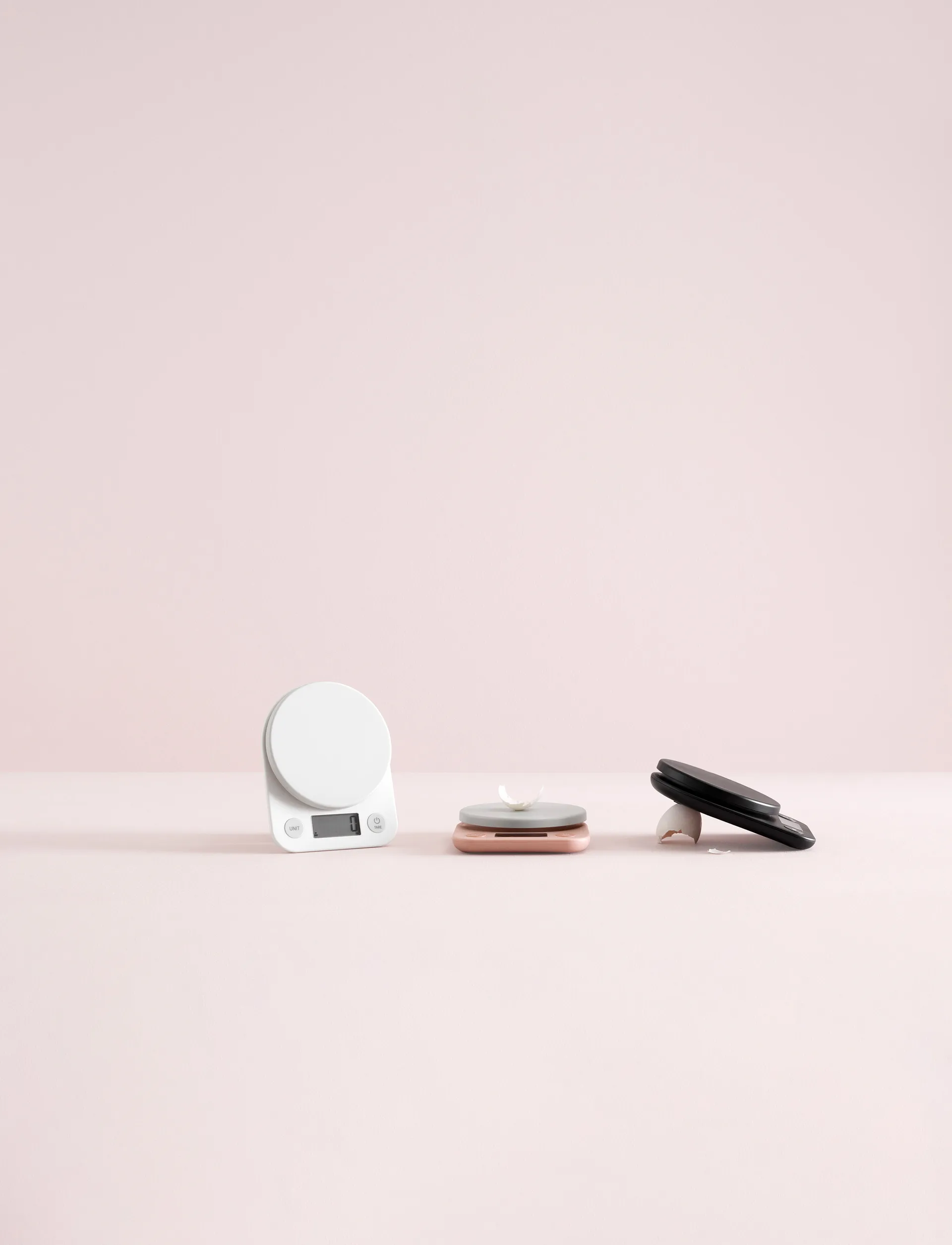 FOODIE 厨房秤, 白色 RIG-TIG