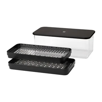 GRATE-IT 带容器擦丝器 - 黑色 - RIG-TIG
