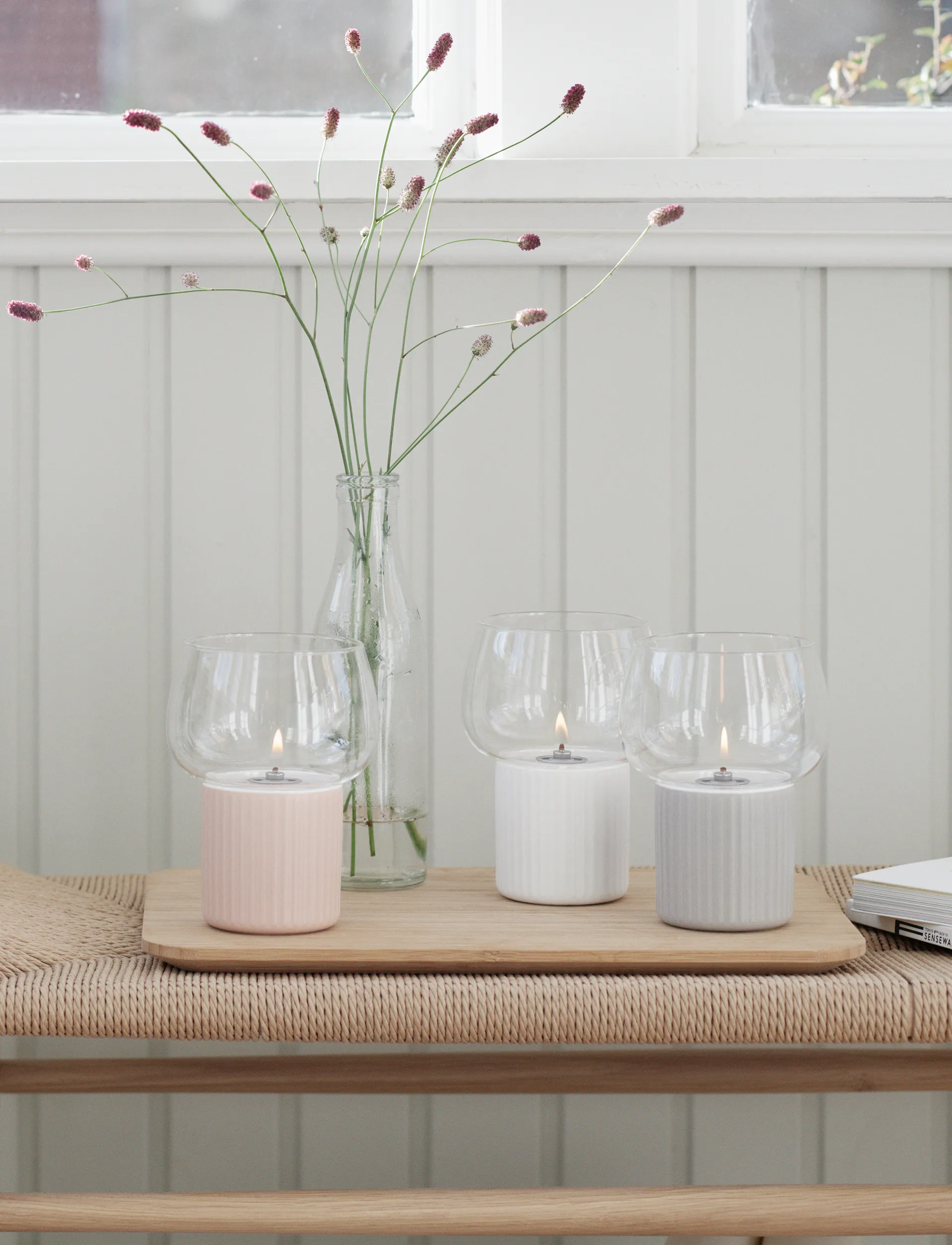 HYGGE hurricane oil 灯 16 cm, Grey RIG-TIG