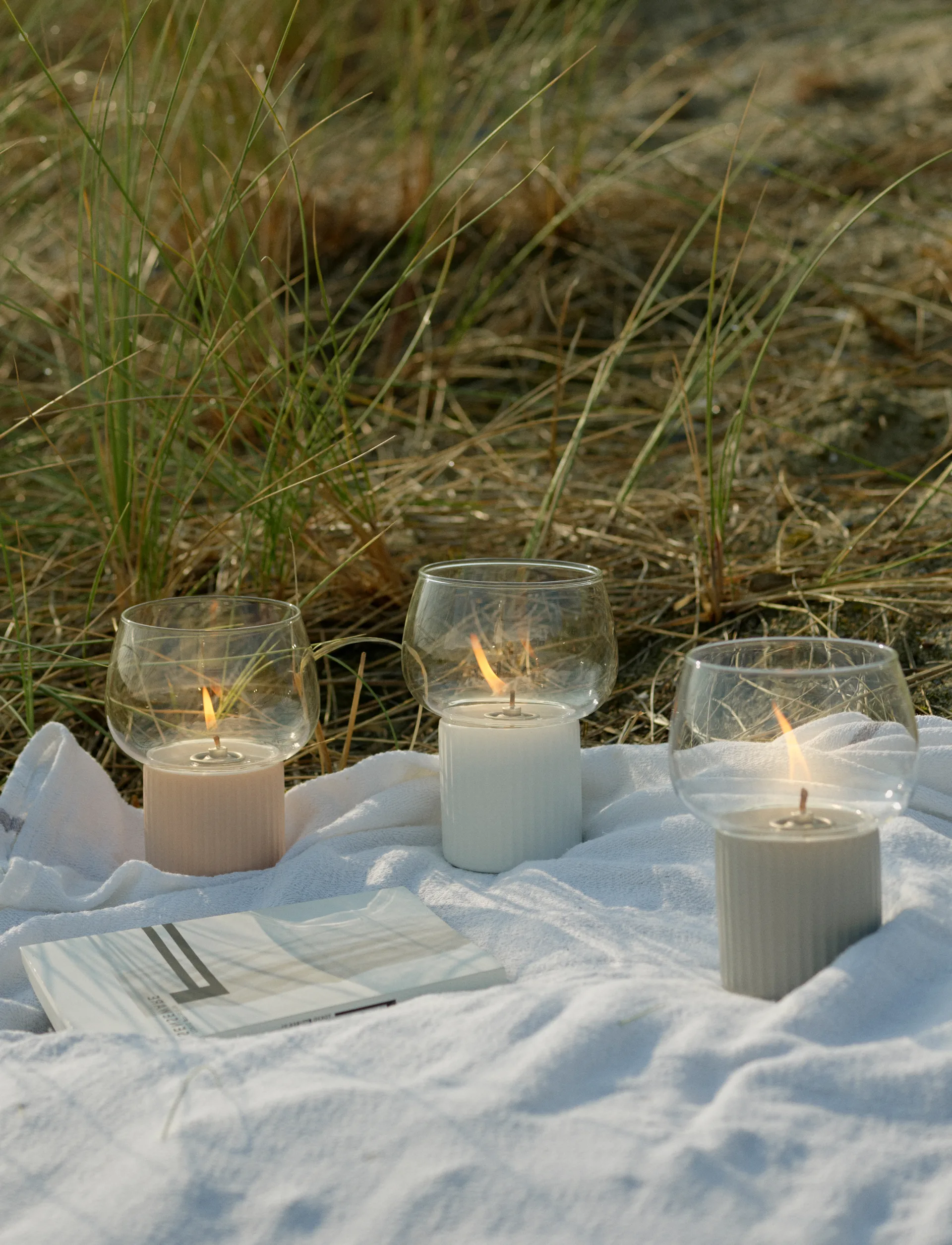 HYGGE hurricane oil 灯 16 cm, White RIG-TIG