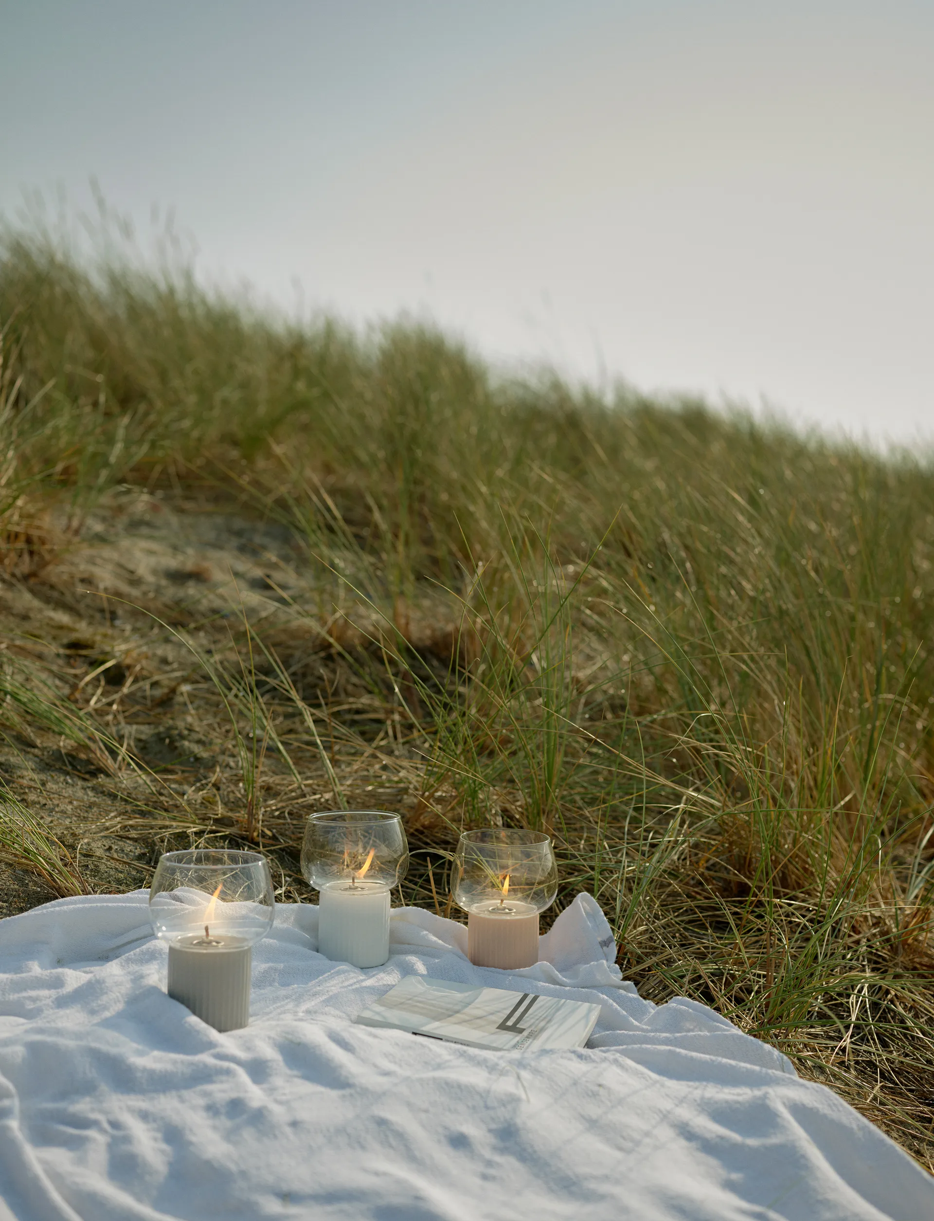 HYGGE hurricane oil 灯 16 cm, White RIG-TIG