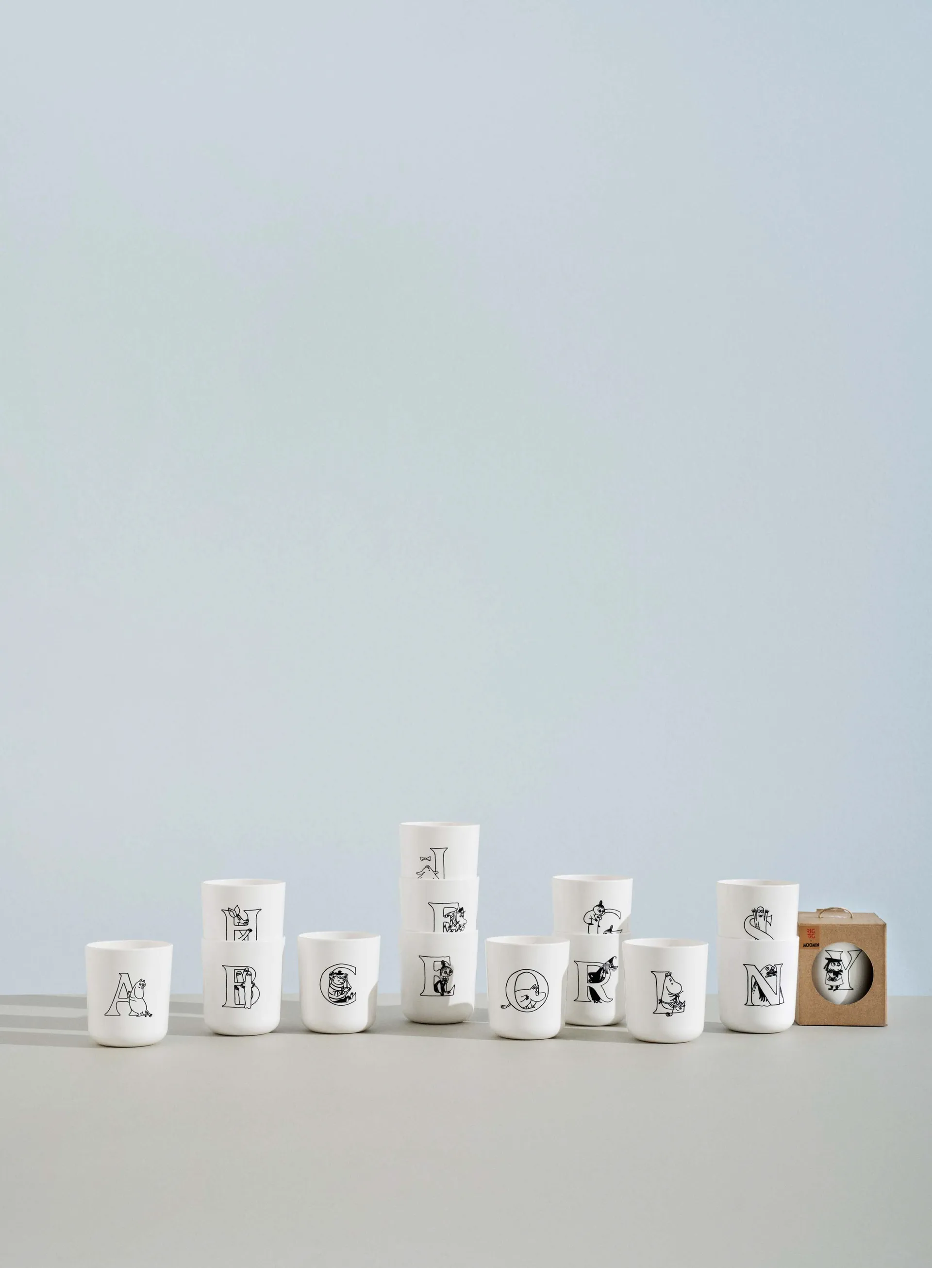 Moomin ABC 马克杯200ml, J RIG-TIG