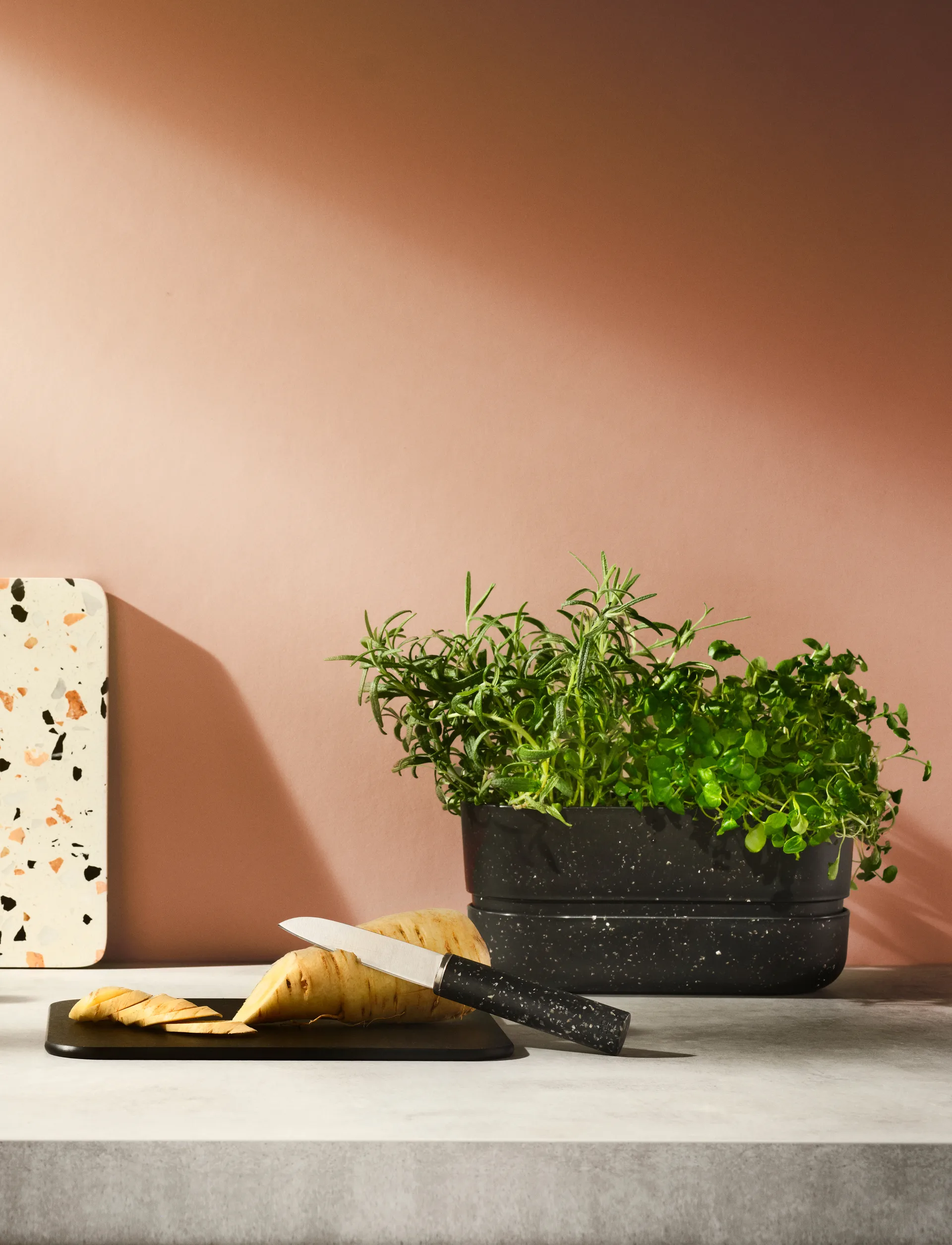 POT-IT herb pot 22,2 cm, 黑色 RIG-TIG