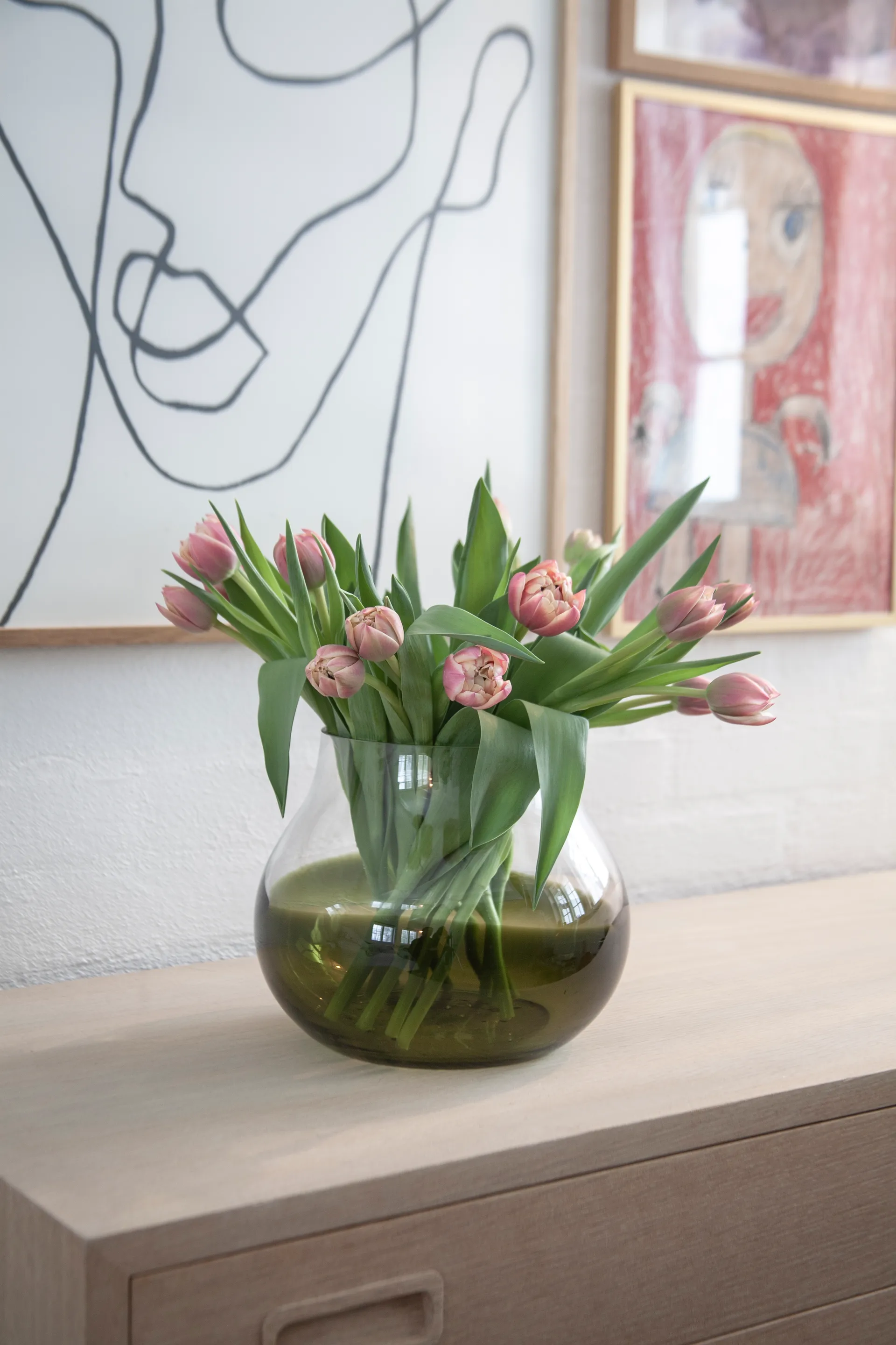 Flower 花瓶 no. 23, Moss 绿色 Ro Collection