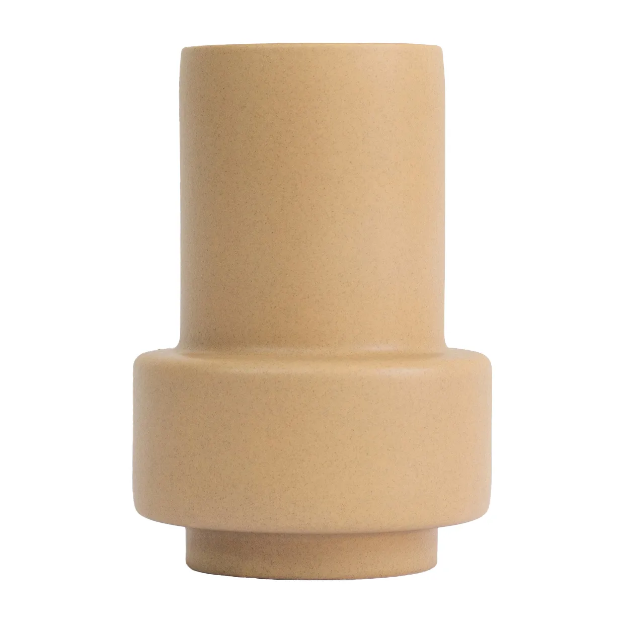 Hurricane 花瓶 L Ø17, Soft Ochre Ro Collection