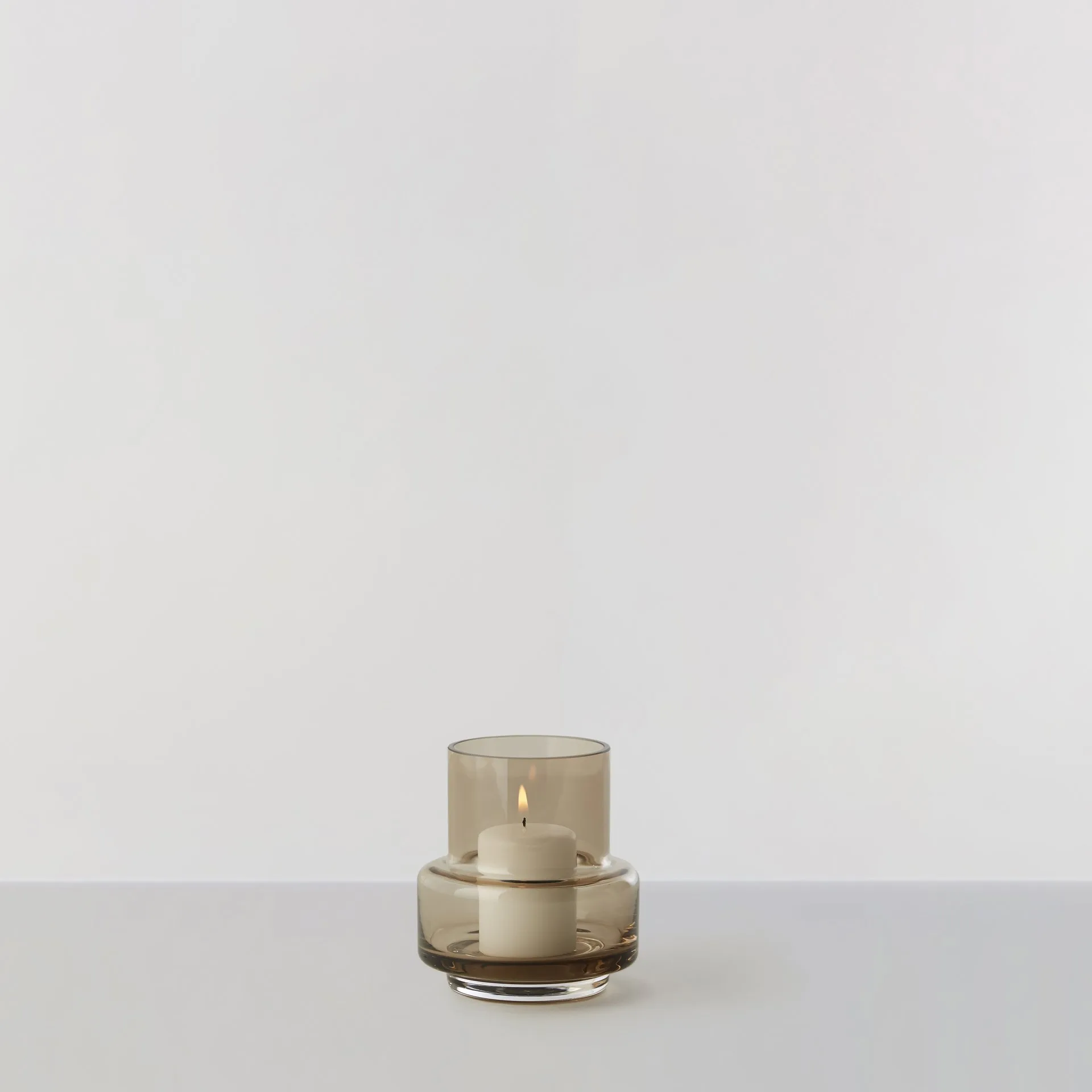 Hurricane tea light no. 25, sepia 棕色 Ro Collection