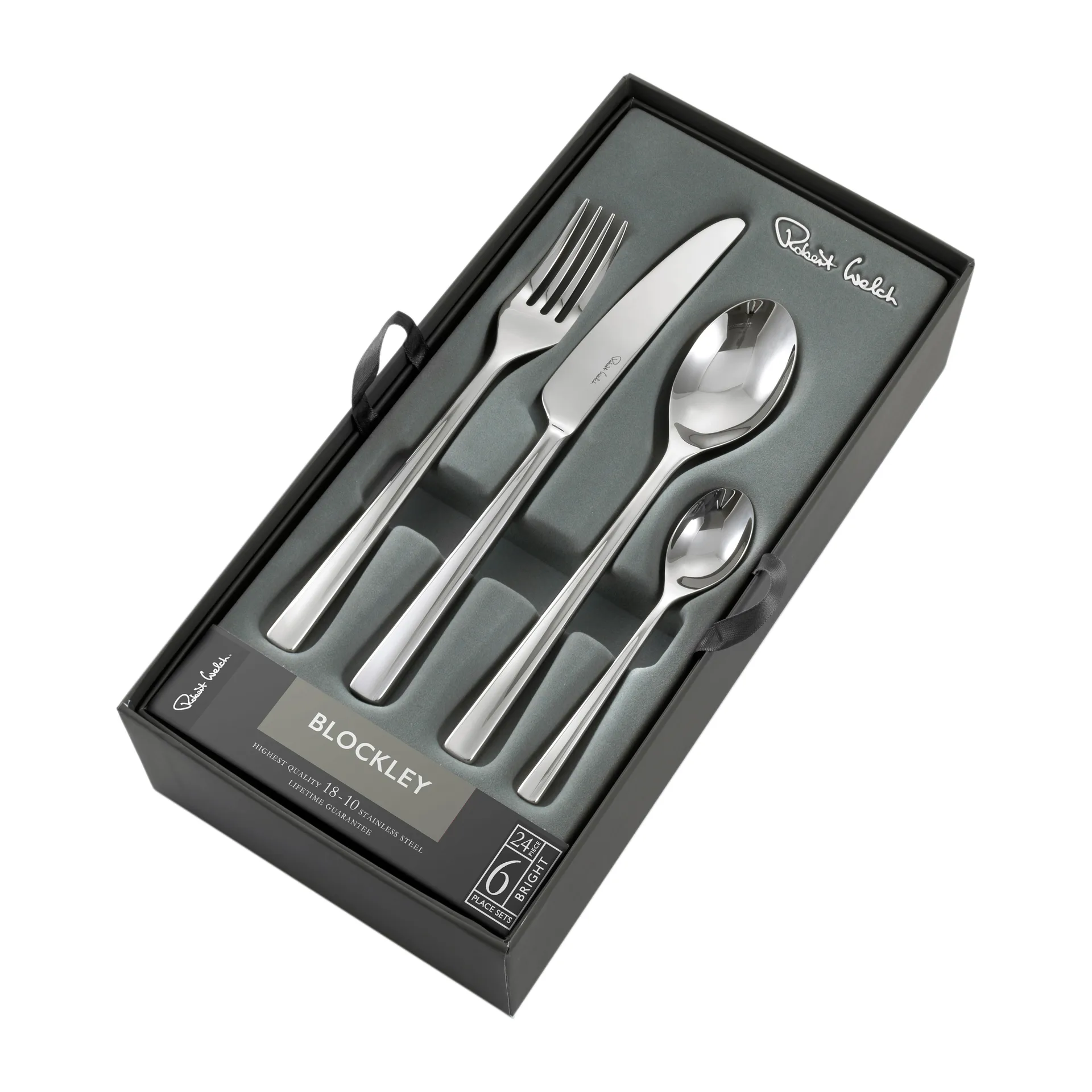 Blockley 餐具 光面, 24件装 Robert Welch