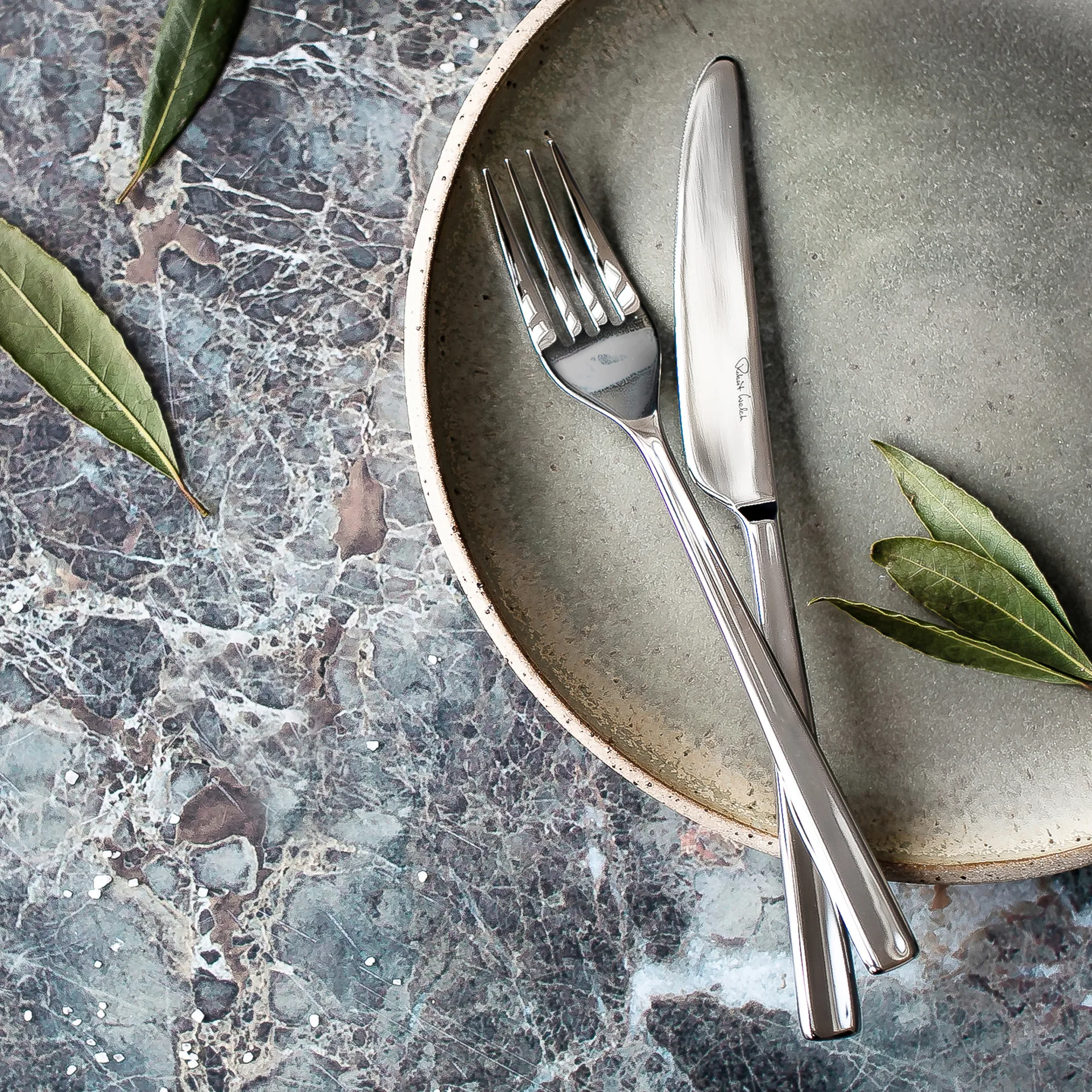 Blockley dinner knife smooth, 不锈钢 Robert Welch