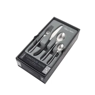 Contour 餐具 24件 - 黑色 - Robert Welch