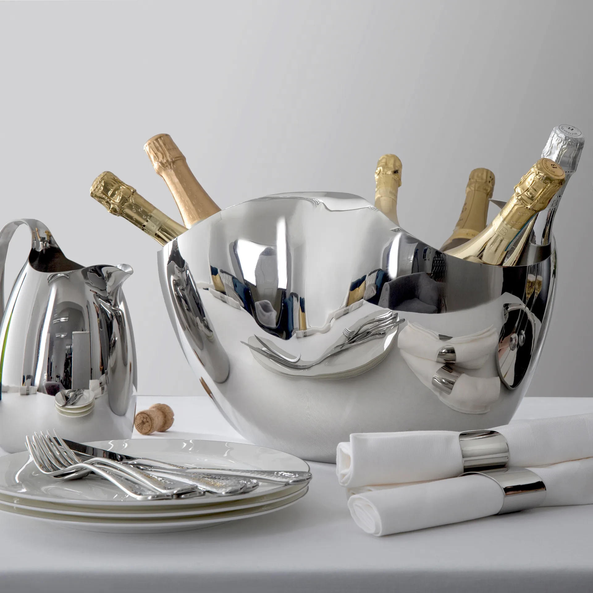 Drift 香槟冰桶 27 cm, 不锈钢 Robert Welch