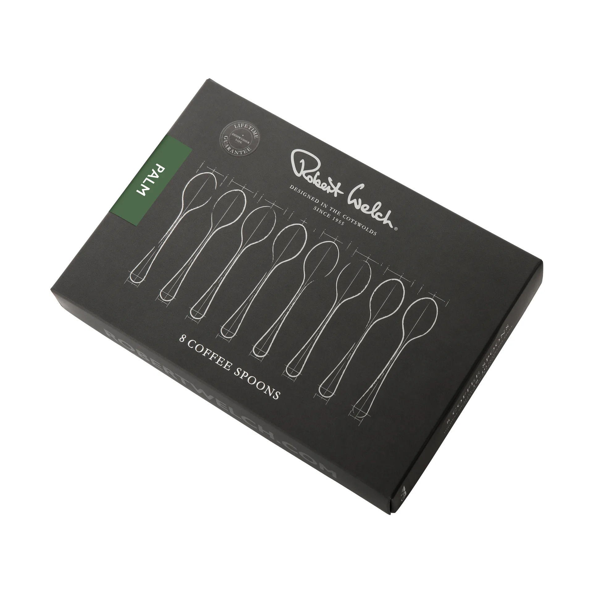 Palm Bright 咖啡勺 8-pack, 不锈钢 Robert Welch