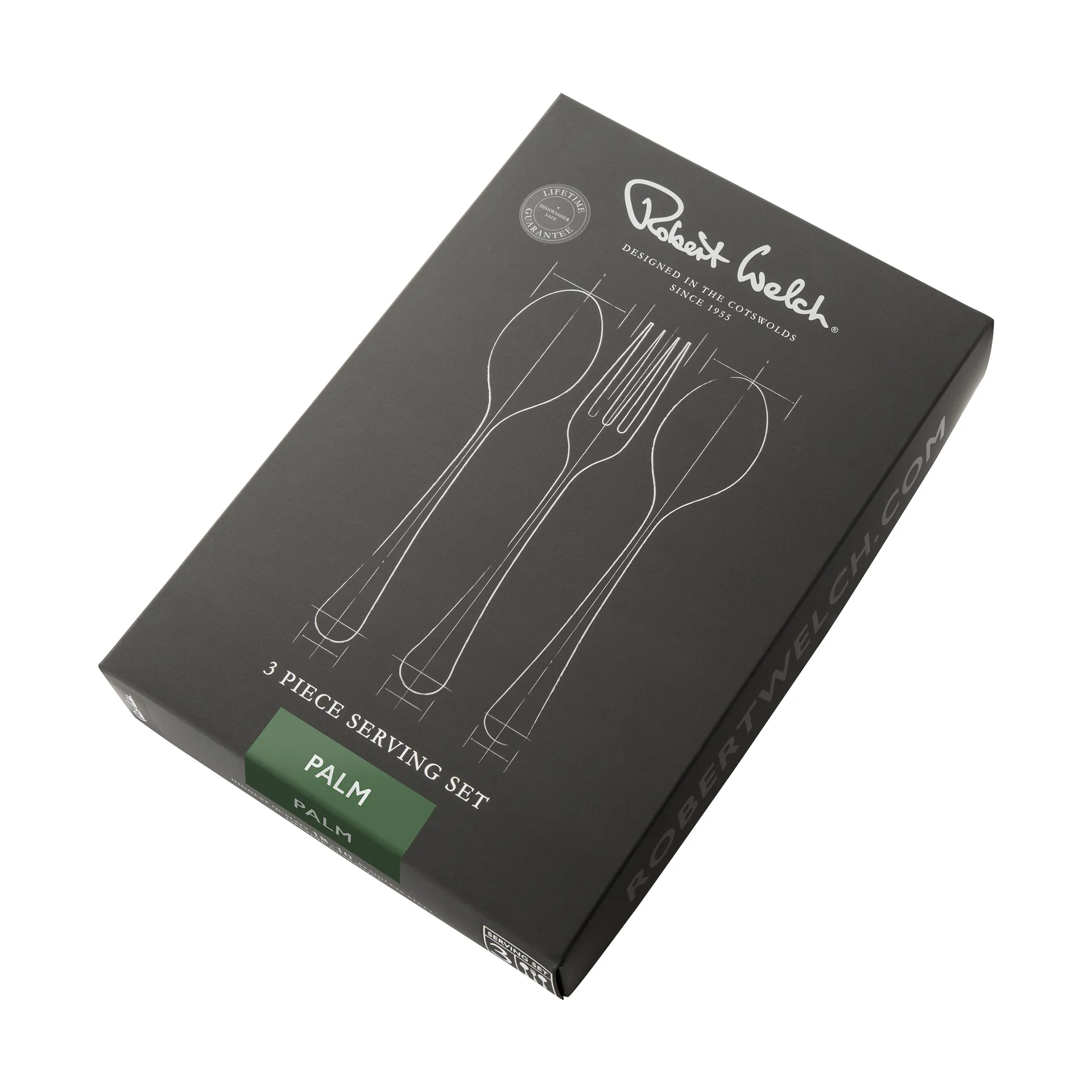 Palm Bright serving 餐具 cutlery 3 pieces, 不锈钢 Robert Welch