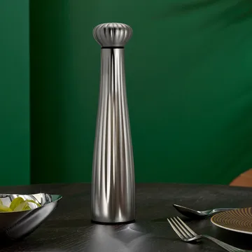 Palm satin 不锈钢胡椒研磨器31.2厘米 - 黑色 - Robert Welch